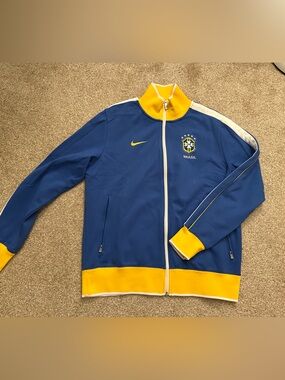 Nike N98 Brazil soccer jacket away